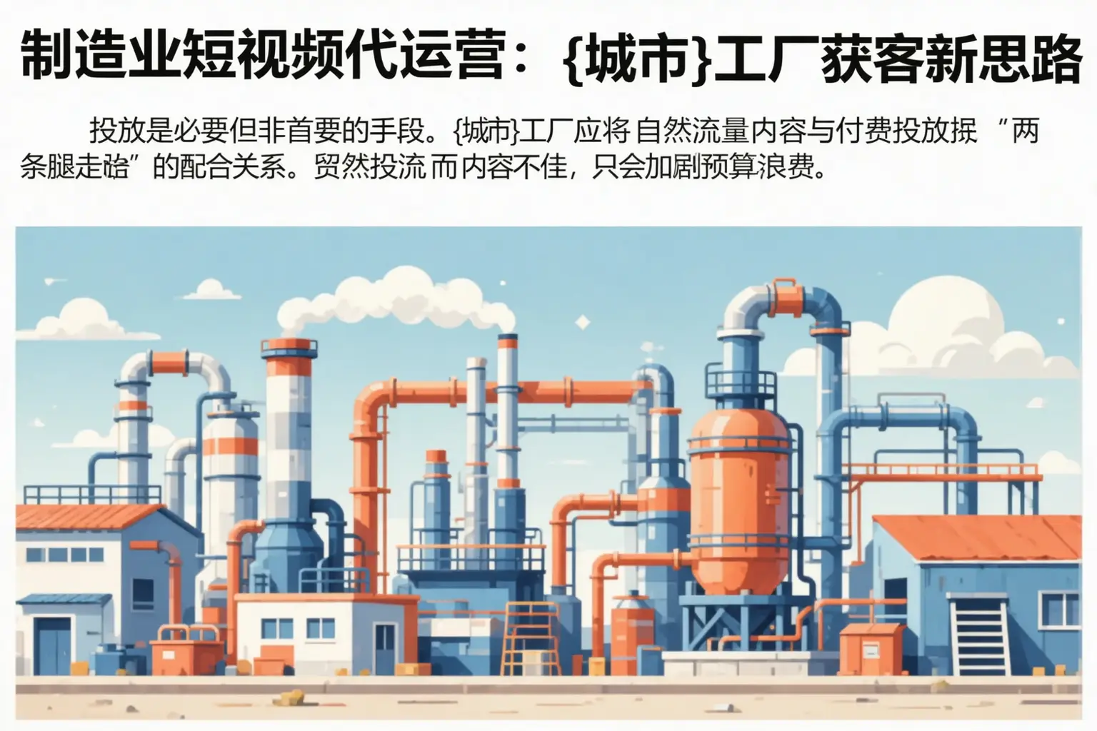 制造业短视频代运营：青岛工厂获客新思路
