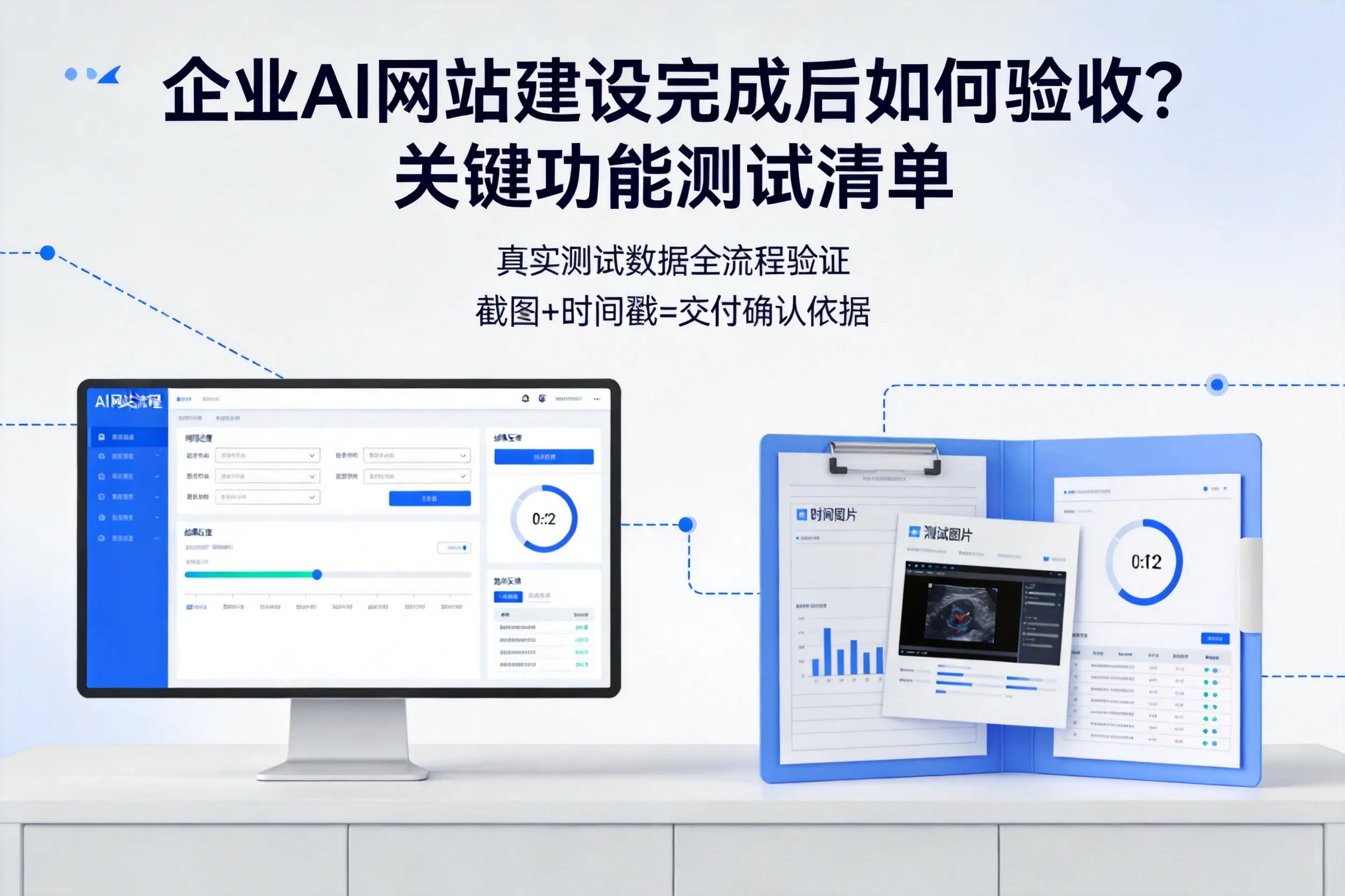 青岛企业AI网站建设完成后如何验收?关键功能测试清单