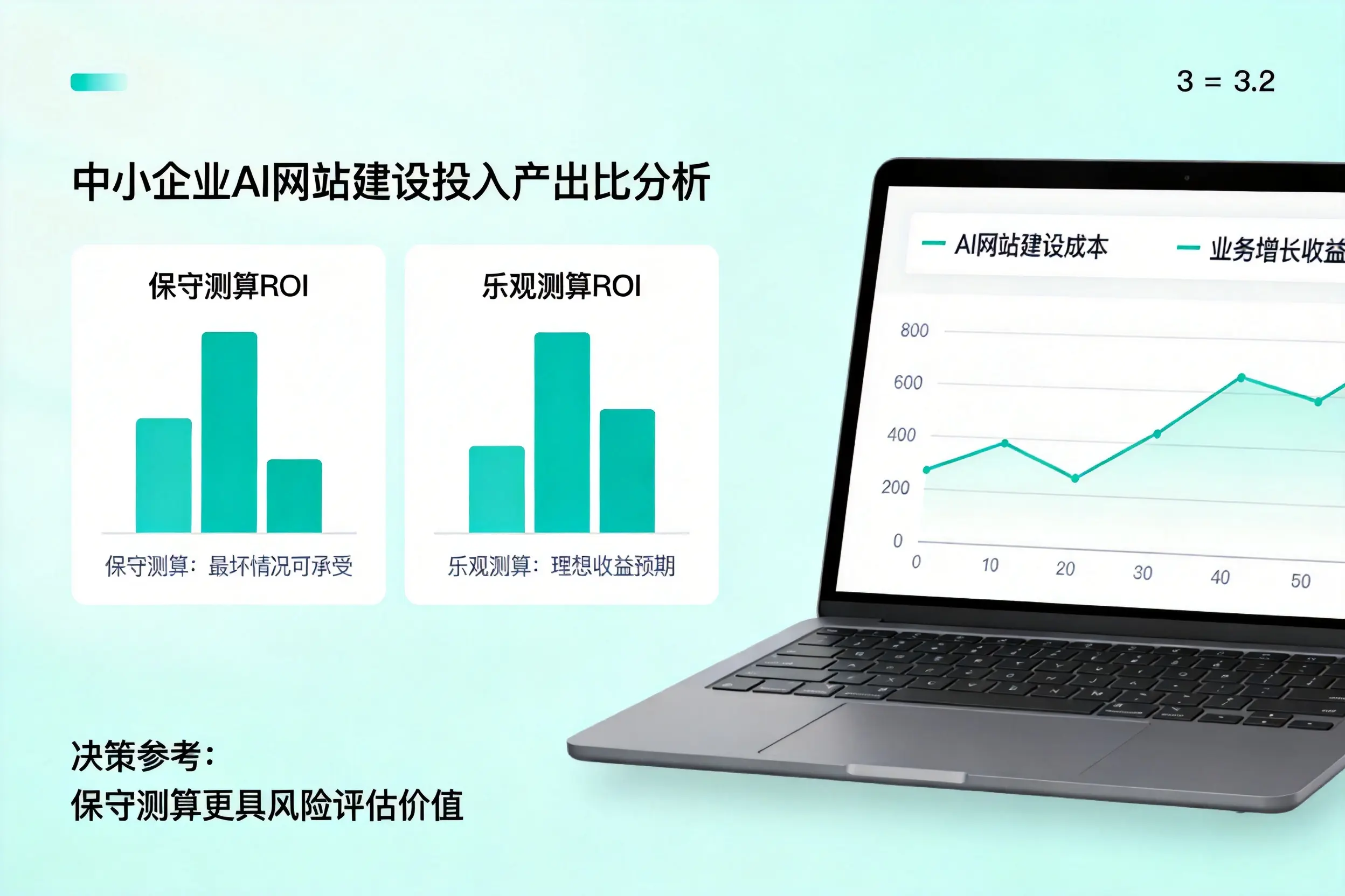 青岛中小企业AI网站建设投入产出比怎么算?先看这份分析