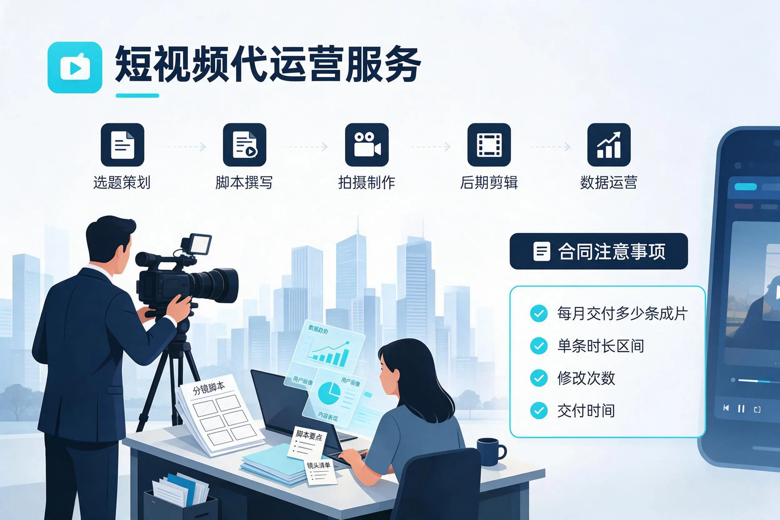 短视频代运营包含哪些服务?青岛企业常见问题科普