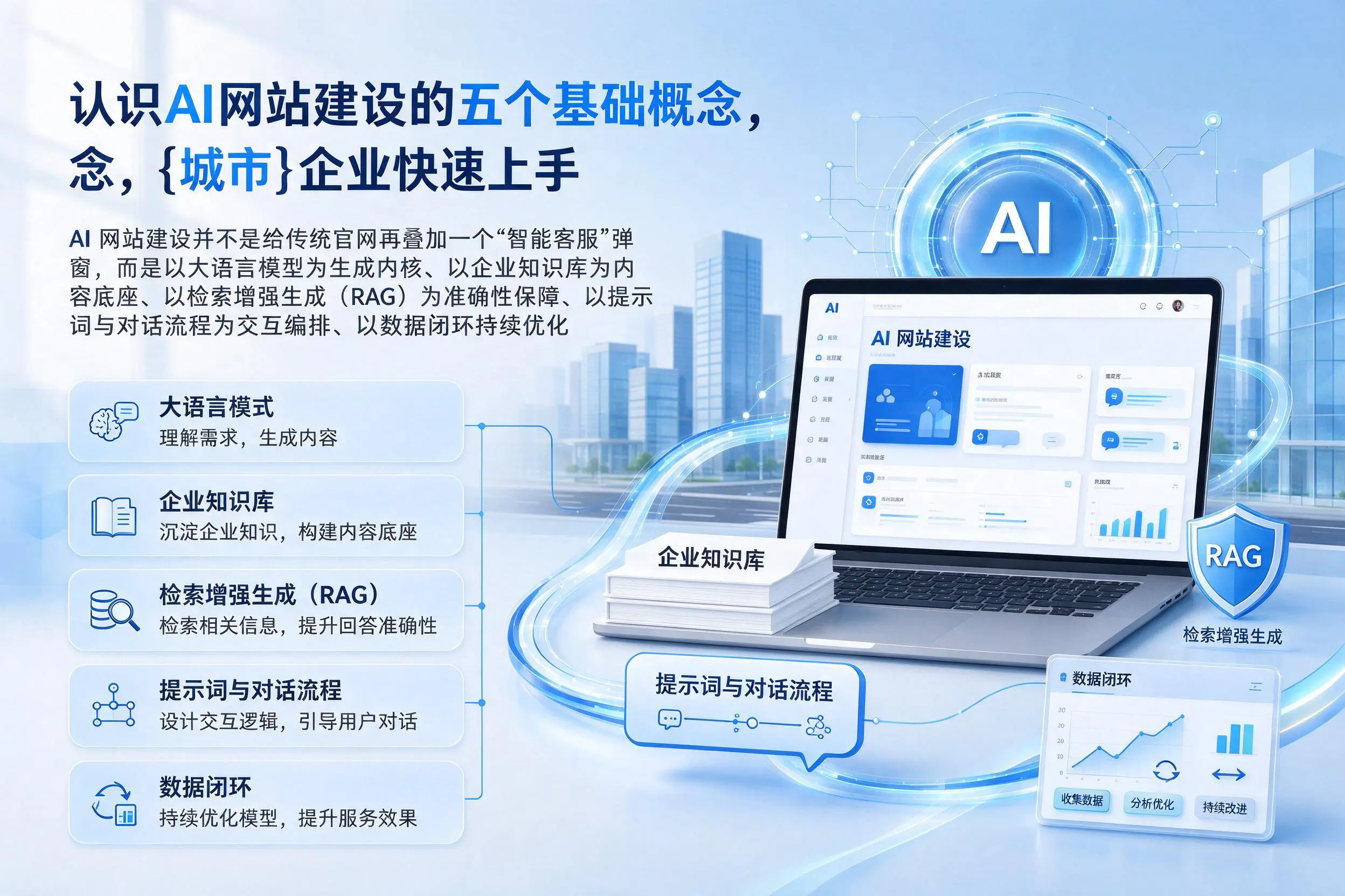 认识AI网站建设的五个基础概念，青岛企业快速上手