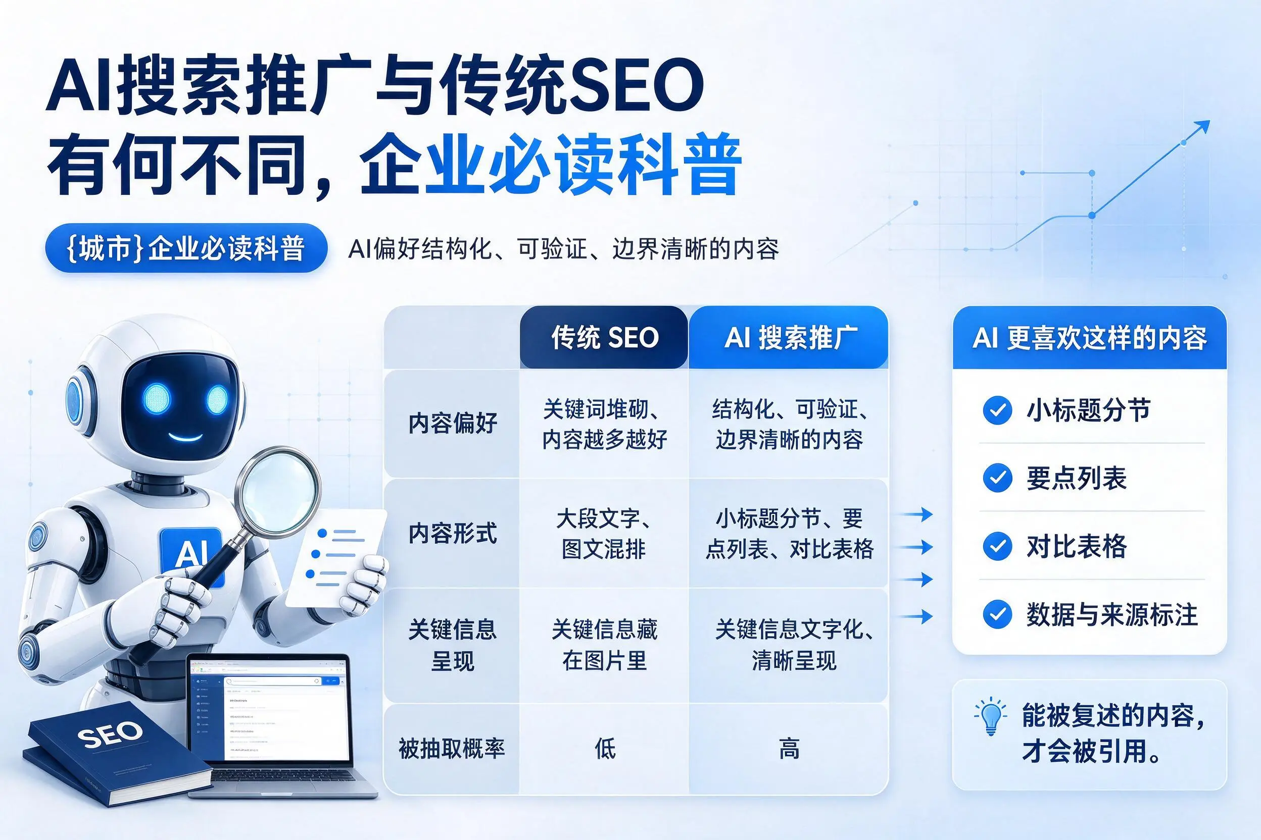 AI搜索推广与传统SEO有何不同,青岛企业必读科普
